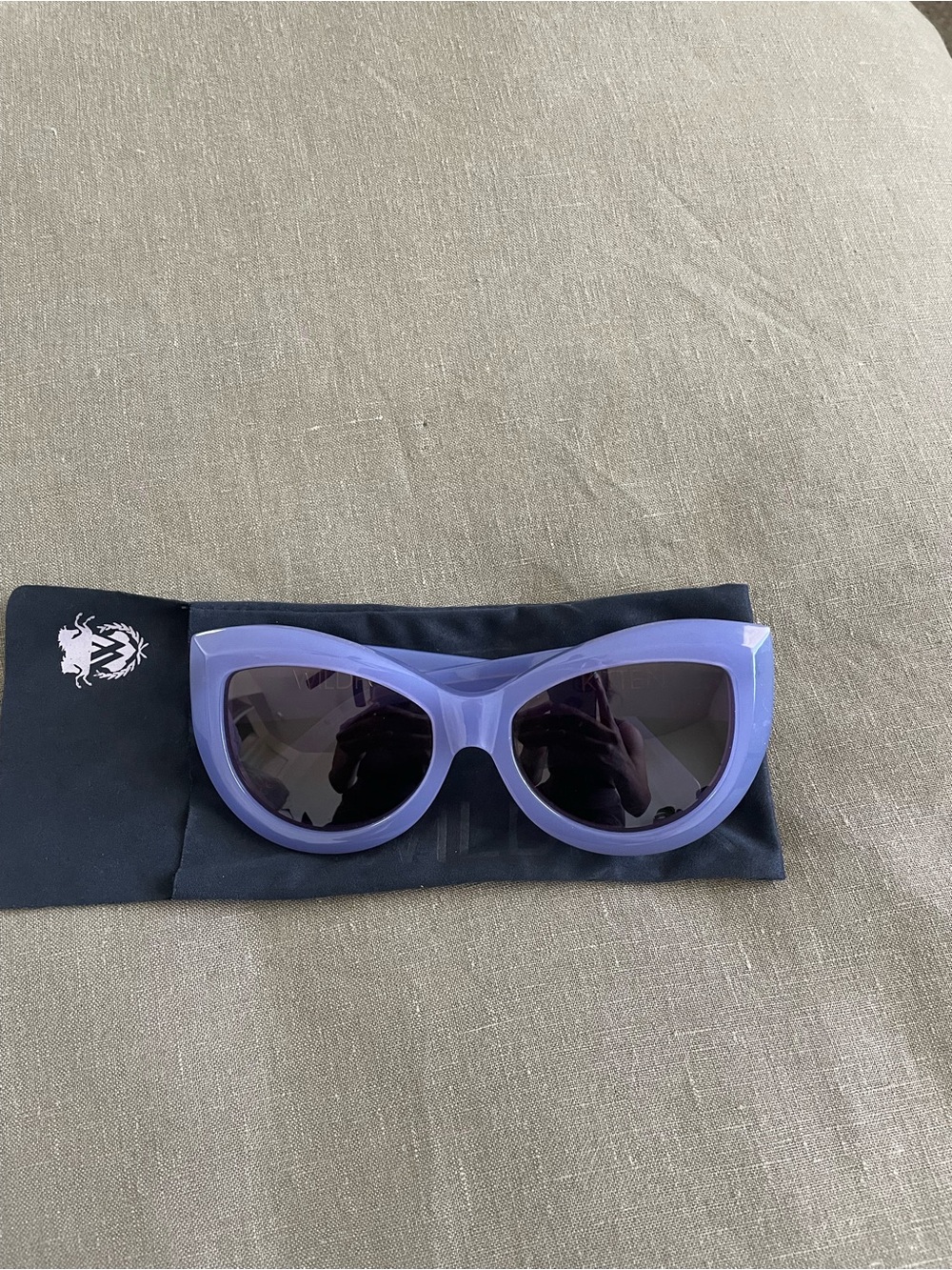 Women’s Purple Cat Eye Sunglasses